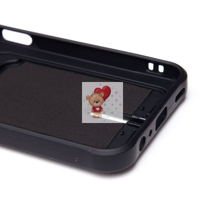 Чехол-накладка для Samsung Galaxy A15 5G (черный) - SC304 с картхолдером Чехол-накладка для Samsung Galaxy A15 5G (черный) - SC304 с картхолдером