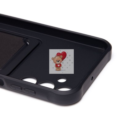 Чехол-накладка для Samsung Galaxy A15 5G (черный) - SC304 с картхолдером Чехол-накладка для Samsung Galaxy A15 5G (черный) - SC304 с картхолдером