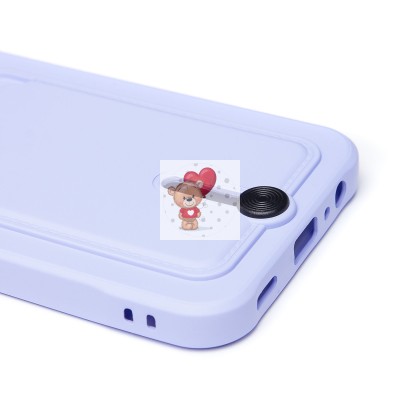 Чехол-накладка для Samsung Galaxy A15 5G (светло-фиолетовый) - SC304 с картхолдером