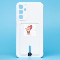 Чехол-накладка для Samsung Galaxy A15 (белый) - SC304 с картхолдером Чехол-накладка для Samsung Galaxy A15 (белый) - SC304 с картхолдером