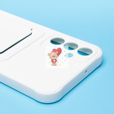 Чехол-накладка для Samsung Galaxy A15 (белый) - SC304 с картхолдером Чехол-накладка для Samsung Galaxy A15 (белый) - SC304 с картхолдером