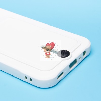 Чехол-накладка для Samsung Galaxy A15 (белый) - SC304 с картхолдером Чехол-накладка для Samsung Galaxy A15 (белый) - SC304 с картхолдером