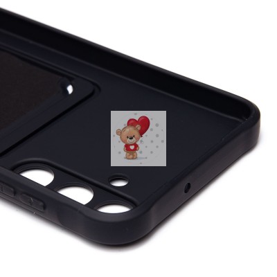 Чехол-накладка для Samsung Galaxy A16 5G (черный) - SC304 с картхолдером