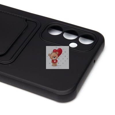 Чехол-накладка для Samsung Galaxy A24 4G (черный) - SC304 с картхолдером Чехол-накладка для Samsung Galaxy A24 4G (черный) - SC304 с картхолдером