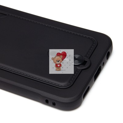 Чехол-накладка для Samsung Galaxy A24 4G (черный) - SC304 с картхолдером Чехол-накладка для Samsung Galaxy A24 4G (черный) - SC304 с картхолдером