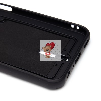 Чехол-накладка для Samsung Galaxy A24 4G (черный) - SC304 с картхолдером Чехол-накладка для Samsung Galaxy A24 4G (черный) - SC304 с картхолдером