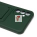 Чехол-накладка для Samsung Galaxy A24 4G (темно-зеленый) - SC304 с картхолдером Чехол-накладка для Samsung Galaxy A24 4G (темно-зеленый) - SC304 с картхолдером