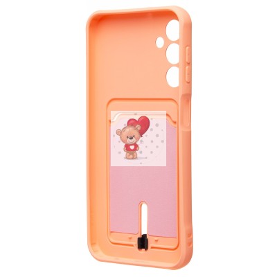 Чехол-накладка для Samsung Galaxy A24 4G (светло-розовый) - SC304 с картхолдером Чехол-накладка для Samsung Galaxy A24 4G (светло-розовый) - SC304 с картхолдером