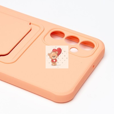 Чехол-накладка для Samsung Galaxy A24 4G (светло-розовый) - SC304 с картхолдером Чехол-накладка для Samsung Galaxy A24 4G (светло-розовый) - SC304 с картхолдером