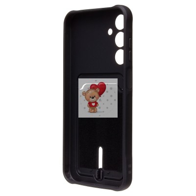 Чехол-накладка для Samsung Galaxy A25 5G (черный) - SC304 с картхолдером Чехол-накладка для Samsung Galaxy A25 5G (черный) - SC304 с картхолдером