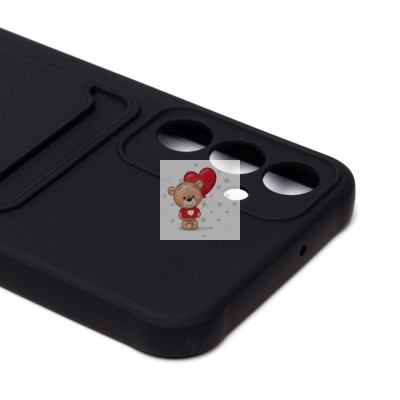 Чехол-накладка для Samsung Galaxy A25 5G (черный) - SC304 с картхолдером Чехол-накладка для Samsung Galaxy A25 5G (черный) - SC304 с картхолдером