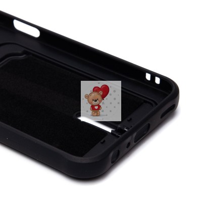 Чехол-накладка для Samsung Galaxy A25 5G (черный) - SC304 с картхолдером Чехол-накладка для Samsung Galaxy A25 5G (черный) - SC304 с картхолдером