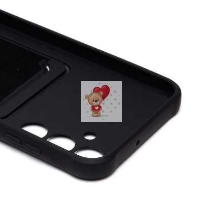 Чехол-накладка для Samsung Galaxy A25 5G (черный) - SC304 с картхолдером Чехол-накладка для Samsung Galaxy A25 5G (черный) - SC304 с картхолдером