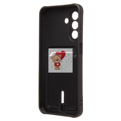 Чехол-накладка для Samsung Galaxy A26 5G (черный) - SC304 с картхолдером