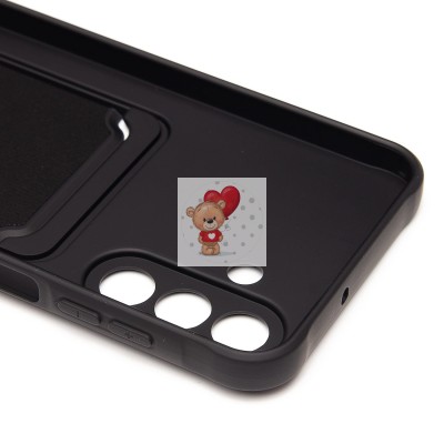 Чехол-накладка для Samsung Galaxy A26 5G (черный) - SC304 с картхолдером