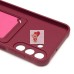 Чехол-накладка для Samsung Galaxy A26 5G (бордовый) - SC304 с картхолдером