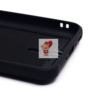 Чехол-накладка для Samsung Galaxy A35 (черный) - SC304 с картхолдером