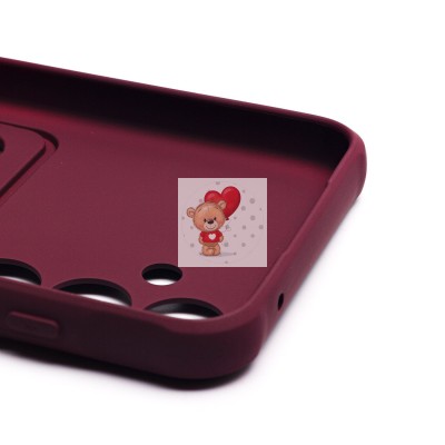 Чехол-накладка для Samsung Galaxy A35 (бордовый) - SC304 с картхолдером Чехол-накладка для Samsung Galaxy A35 (бордовый) - SC304 с картхолдером