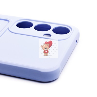 Чехол-накладка для Samsung Galaxy A35 (светло-фиолетовый) - SC304 с картхолдером