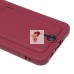 Чехол-накладка для Samsung Galaxy A36 5G (бордовый) - SC304 с картхолдером