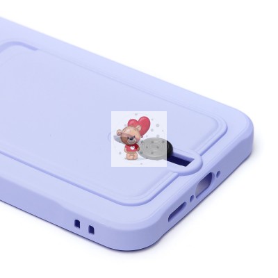 Чехол-накладка для Samsung Galaxy A55 (светло-фиолетовый) - SC304 с картхолдером