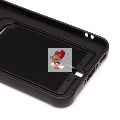 Чехол-накладка для Samsung Galaxy A56 5G (черный) - SC304 с картхолдером