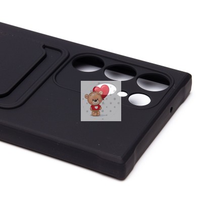 Чехол-накладка для Samsung Galaxy S23 Ultra (черный) - SC304 с картхолдером Чехол-накладка для Samsung Galaxy S23 Ultra (черный) - SC304 с картхолдером