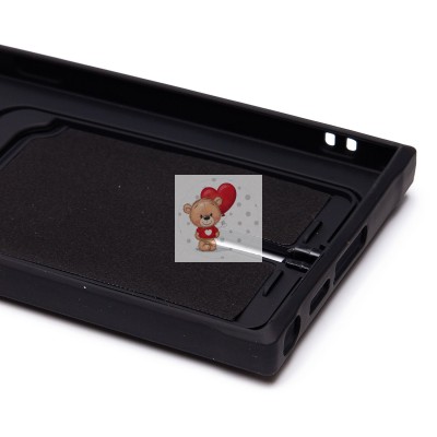 Чехол-накладка для Samsung Galaxy S23 Ultra (черный) - SC304 с картхолдером Чехол-накладка для Samsung Galaxy S23 Ultra (черный) - SC304 с картхолдером