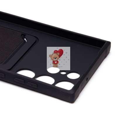 Чехол-накладка для Samsung Galaxy S23 Ultra (черный) - SC304 с картхолдером Чехол-накладка для Samsung Galaxy S23 Ultra (черный) - SC304 с картхолдером