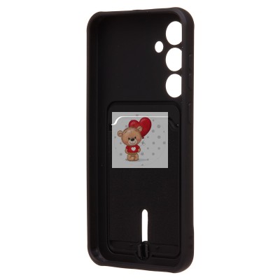 Чехол-накладка для Samsung Galaxy S23FE (черный) - SC304 с картхолдером Чехол-накладка для Samsung Galaxy S23FE (черный) - SC304 с картхолдером