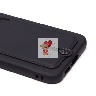 Чехол-накладка для Samsung Galaxy S23FE (черный) - SC304 с картхолдером Чехол-накладка для Samsung Galaxy S23FE (черный) - SC304 с картхолдером