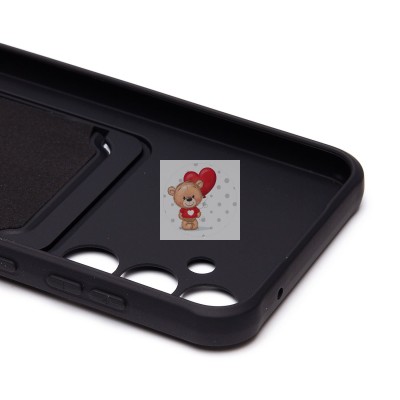 Чехол-накладка для Samsung Galaxy S23FE (черный) - SC304 с картхолдером Чехол-накладка для Samsung Galaxy S23FE (черный) - SC304 с картхолдером