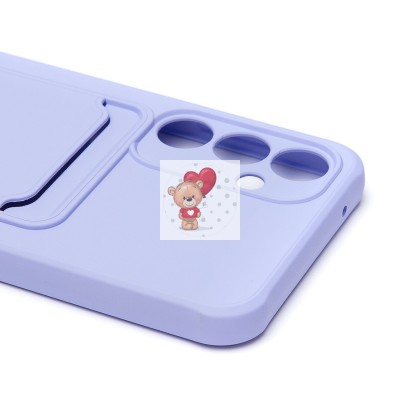 Чехол-накладка для Samsung Galaxy S23FE (светло-фиолетовый) - SC304 с картхолдером Чехол-накладка для Samsung Galaxy S23FE (светло-фиолетовый) - SC304 с картхолдером