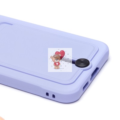 Чехол-накладка для Samsung Galaxy S23FE (светло-фиолетовый) - SC304 с картхолдером Чехол-накладка для Samsung Galaxy S23FE (светло-фиолетовый) - SC304 с картхолдером