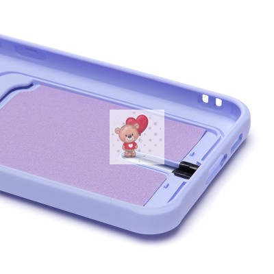 Чехол-накладка для Samsung Galaxy S23FE (светло-фиолетовый) - SC304 с картхолдером Чехол-накладка для Samsung Galaxy S23FE (светло-фиолетовый) - SC304 с картхолдером