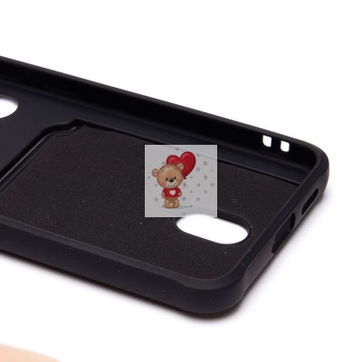 Чехол-накладка для Samsung Galaxy S24 (черный) - SC304 с картхолдером