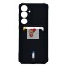 Чехол-накладка для Samsung Galaxy S24FE (черный) - SC304 с картхолдером