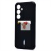Чехол-накладка для Samsung Galaxy S24FE (черный) - SC304 с картхолдером Чехол-накладка для Samsung Galaxy S24FE (черный) - SC304 с картхолдером