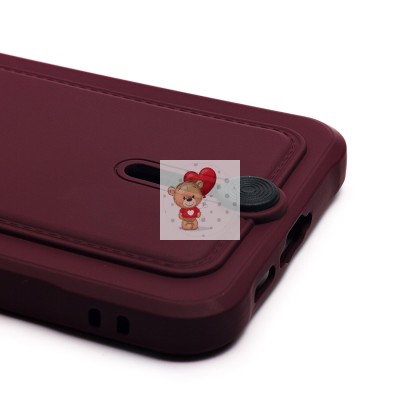 Чехол-накладка для Samsung Galaxy S24FE (бордовый) - SC304 с картхолдером Чехол-накладка для Samsung Galaxy S24FE (бордовый) - SC304 с картхолдером