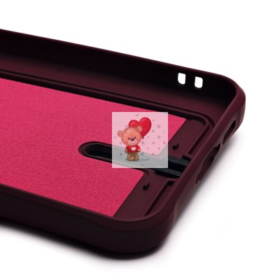 Чехол-накладка для Samsung Galaxy S24FE (бордовый) - SC304 с картхолдером Чехол-накладка для Samsung Galaxy S24FE (бордовый) - SC304 с картхолдером