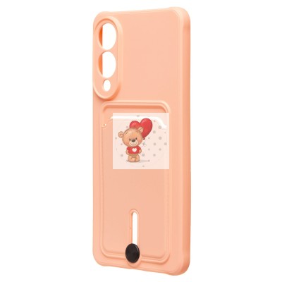 Чехол-накладка для Samsung Galaxy S25 Edge (светло-розовый) - SC304 с картхолдером Чехол-накладка для Samsung Galaxy S25 Edge (светло-розовый) - SC304 с картхолдером