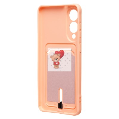 Чехол-накладка для Samsung Galaxy S25 Edge (светло-розовый) - SC304 с картхолдером Чехол-накладка для Samsung Galaxy S25 Edge (светло-розовый) - SC304 с картхолдером