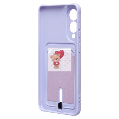 Чехол-накладка для Samsung Galaxy S25 Edge (светло-фиолетовый) - SC304 с картхолдером Чехол-накладка для Samsung Galaxy S25 Edge (светло-фиолетовый) - SC304 с картхолдером