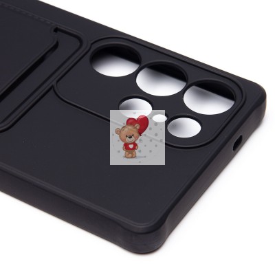 Чехол-накладка для Samsung Galaxy S25 Ultra (черный) - SC304 с картхолдером Чехол-накладка для Samsung Galaxy S25 Ultra (черный) - SC304 с картхолдером