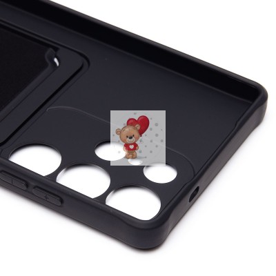 Чехол-накладка для Samsung Galaxy S25 Ultra (черный) - SC304 с картхолдером Чехол-накладка для Samsung Galaxy S25 Ultra (черный) - SC304 с картхолдером