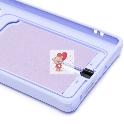 Чехол-накладка для Samsung Galaxy S25 Ultra (светло-фиолетовый) - SC304 с картхолдером