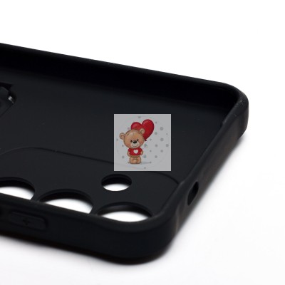 Чехол-накладка для Samsung Galaxy S25 (черный) - SC304 с картхолдером