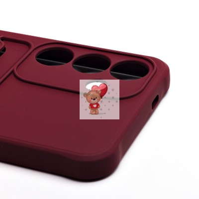 Чехол-накладка для Samsung Galaxy S25 (бордовый) - SC304 с картхолдером Чехол-накладка для Samsung Galaxy S25 (бордовый) - SC304 с картхолдером