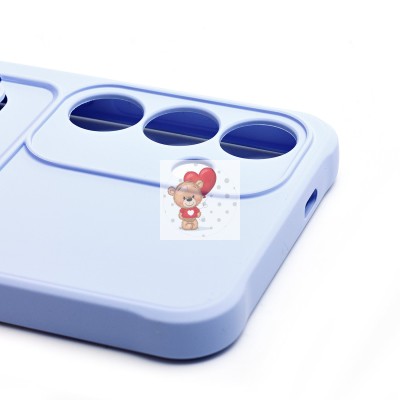 Чехол-накладка для Samsung Galaxy S25 (светло-фиолетовый) - SC304 с картхолдером