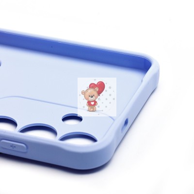 Чехол-накладка для Samsung Galaxy S25 (светло-фиолетовый) - SC304 с картхолдером